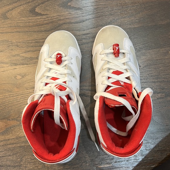 Air Jordan 6 Retro Red and White - Picture 6 of 11